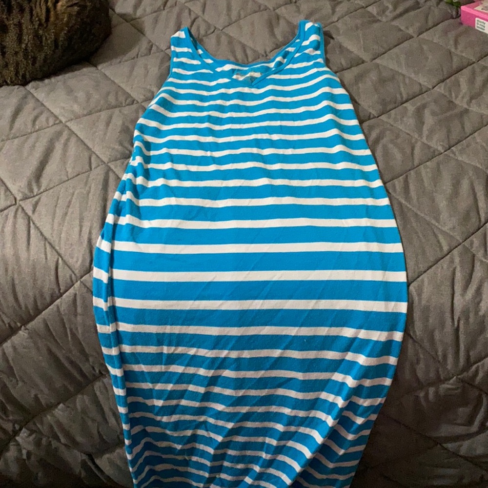 Striped sun dress- floor length